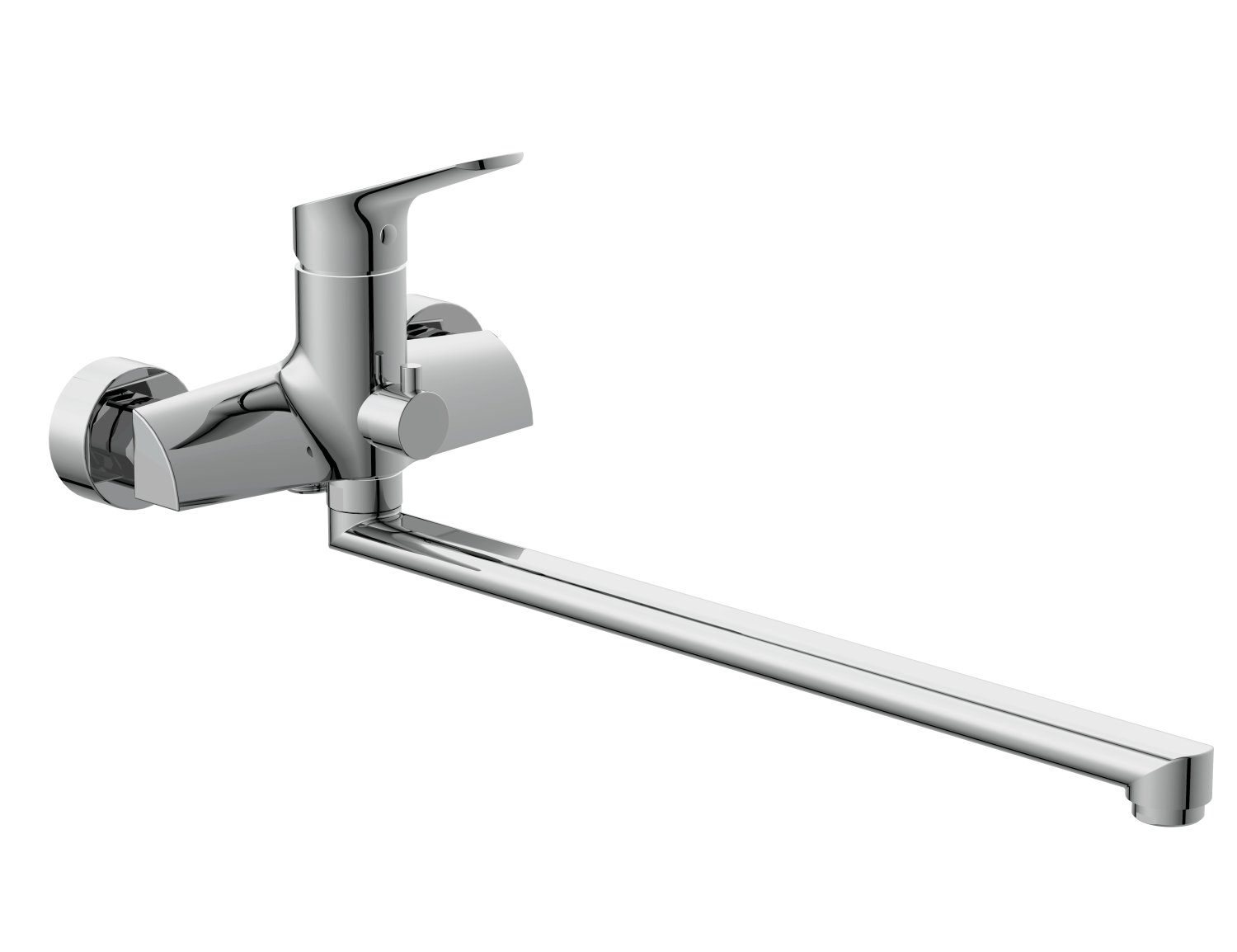 Смеситель для ванны Cersanit FLAVIS с длинным изливом однорычажный (64093) - фото 1