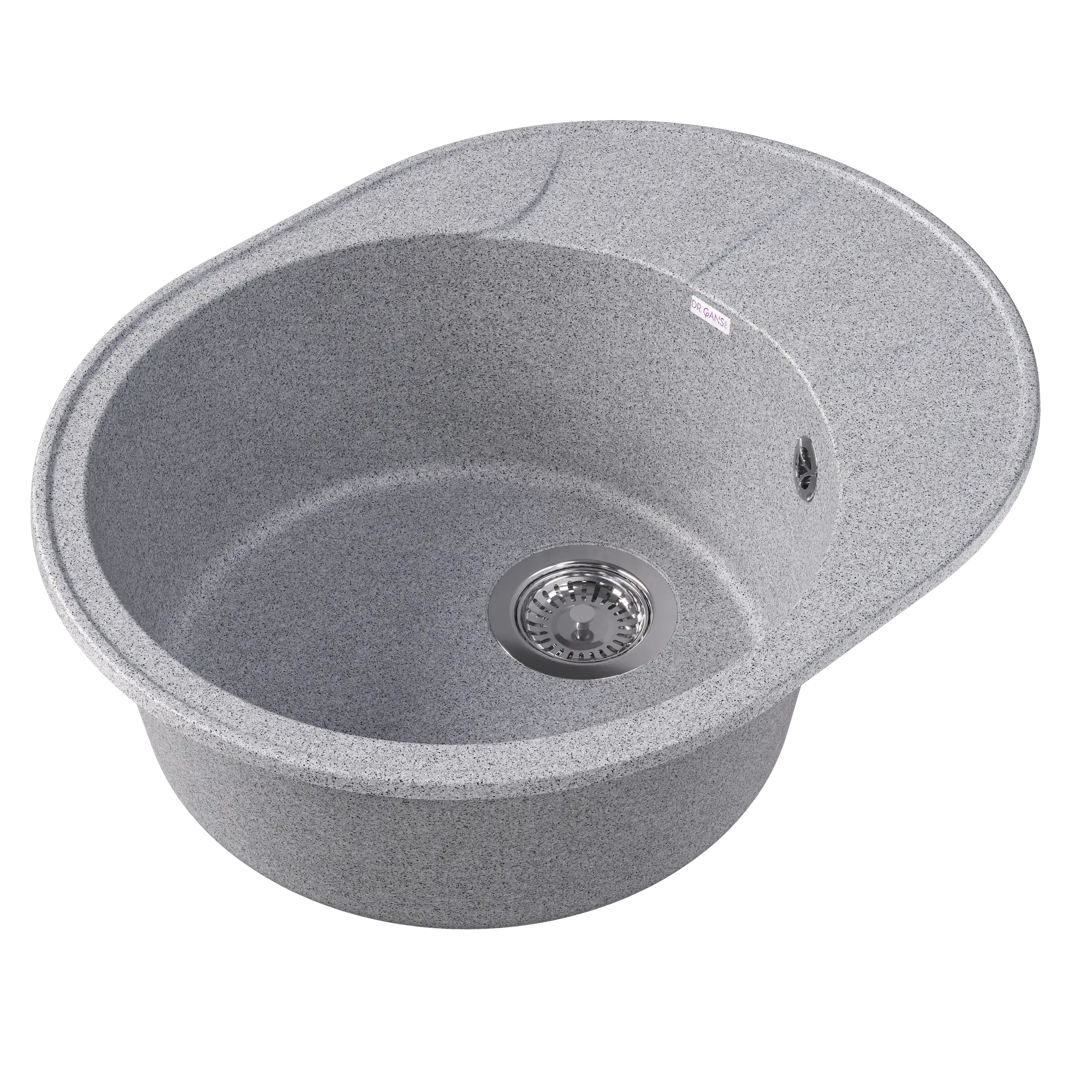 Мойка DrGans "Виола" 580, серый СМс (25.140.B0580.408) - фото 1