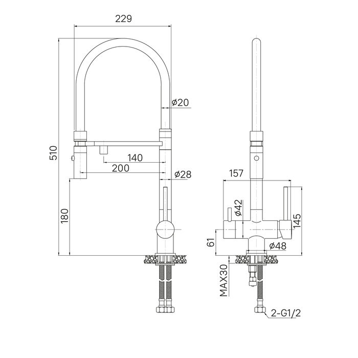 Смеситель для кухни IDDIS с фильтром и гибким изливом, сатин, Ace (ACEBNFFi05) - фото 5