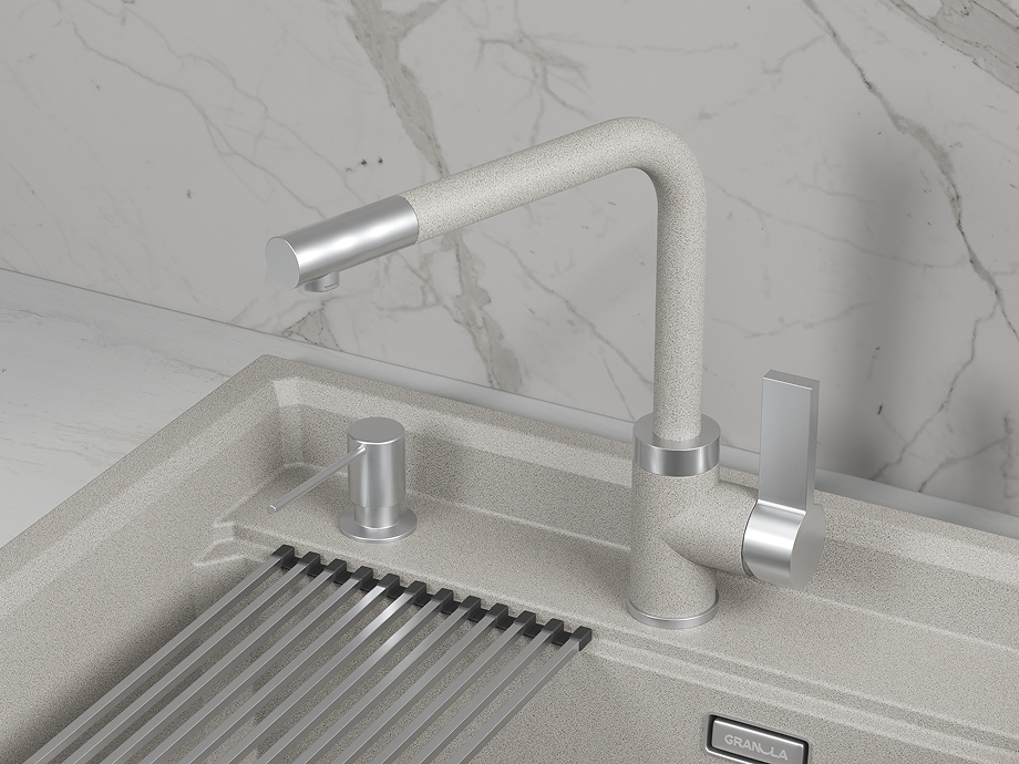 Смеситель для кухни GRANULA (5504, БАЗАЛЬТ) - фото 2