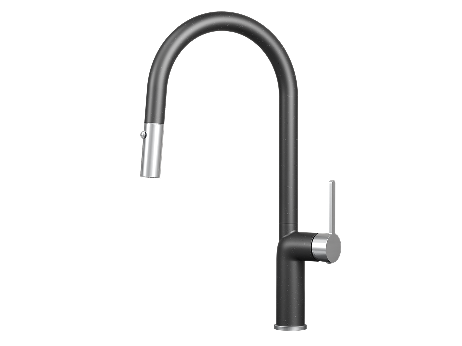 Смеситель для кухни GRANULA (9010, ШВАРЦ) - фото 1