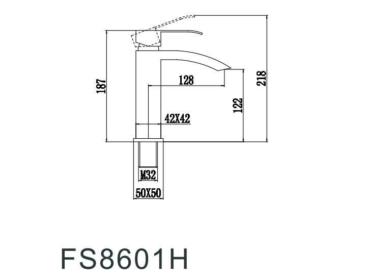 Смеситель для умывальника Fmark (FS8601H) - фото 2