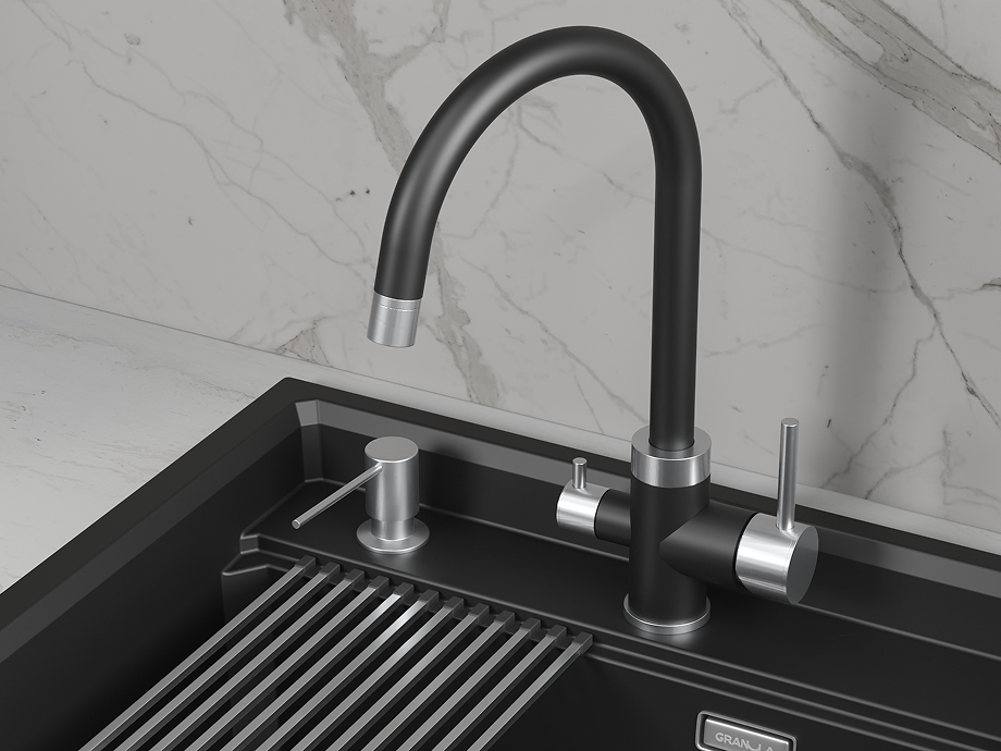 Смеситель для кухни GRANULA (5169, ТУРМАЛИН) - фото 2