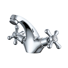 Смеситель Prohanss для раковины вентильный монолитный, хром (P10.10)