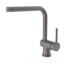 Смеситель Splenka для кухни Г-образный поворотный излив, графит (S205.40.09)