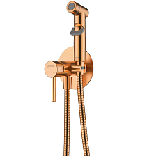 Смеситель Lemark Зенит (ZENITH) с гигиеническим душем, встраиваемый (LMF-1618S-BRRGN)