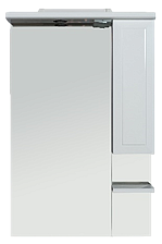 Зеркало RUSH со шкафчиком и полкой FIJI 75 Белый глянец (FIM18075W)