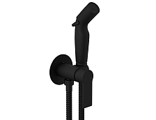 Смеситель Cersanit  с гигиеническим душем BRASKO BLACK встраиваемый однорычажный черный (64103)