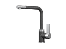 Смеситель для кухни GRANULA (5504, ЧЕРНЫЙ)