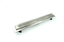 Дренажный канал Timo Steel 80см с решеткой STRIP из нержавеющей стали Basic (BSSG-80 S50Rb)