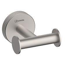 Крючок для полотенец Lemark BELUGA, сталь, брашированный никель (LMA-8011S-BN)