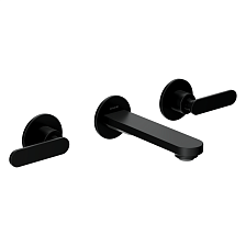 Смеситель для раковины CERSANIT OLIVA встраиваемый черный (68972)