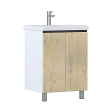 Тумба VIGO Yuma 600-2-0 под раковину Ц0000005953 (Como 60) поставляется в разобранном виде (346 дуб давос)