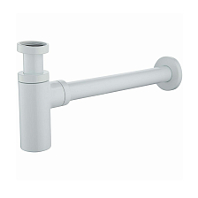 Сифон для раковины Raglo бутылочный, латунь, белый (R600.20.08)