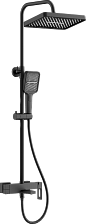 Душевая система BELZ черный (B24658-7)