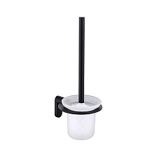 Ёршик для унитаза Raglo с держателем, черный (R300.10.06)