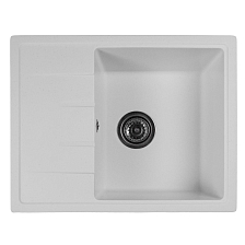 Мойка MIXLINE МЛ-ГМС103 (ML-GMS103) СТАНДАРТ с крылом, белый (331), 570*460*190мм (558115)