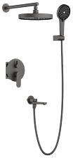 Душевая система BELZ встроенная оружейная сталь (B80713-3)