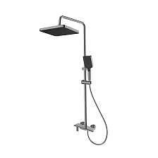 Душевая система Splenka для ванны и душа кнопочное управление наполнитель, графит (S52.24.09)