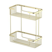 Полка двойная Timo Saona золото матовое (13083/17)
