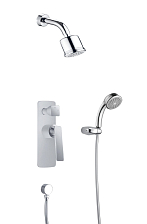 Душевая система Timo Helmi скр.монтажа, 2-х режимная (SX-4059/00-16SM (2100) chrome/white)