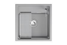 Кухонная мойка GRANULA кварц (5002i, АЛЮМИНИУМ)