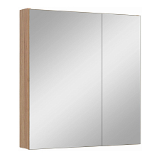 Зеркальный шкаф Runo графит Лада 60 (00-00001161)