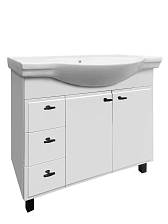 Тумба RUNO "Тау 90" белая под умывальник 00-00005145 "Тау 90" ("Taurus 90") (00-00005168)