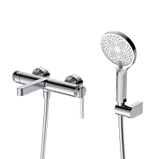 Смеситель для ванны с душем DQ Bonn короткий излив хром (DA1703201)