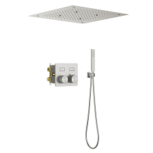 Душевая система встроенная с термостатом Timo Petruma никель (SX-5209/13SM)