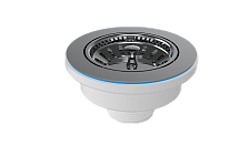 Выпуск NOVA для сифона 3 1/2" с винтом 45мм(для каменной  мойки) (1043)