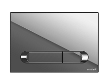 Кнопка Cersanit  ESTETICA для LINK PRO/VECTOR/LINK/HI-TEC пластик белый с рамкой хром (64110)
