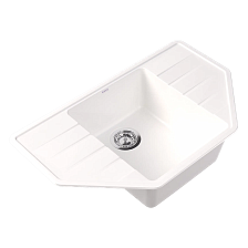Мойка DrGans "Ирис", белый СМс (25.160.C0800.401)