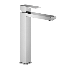 Смеситель Splenka для раковины высокий монолитный, сатин (S224.15.05)