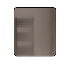 Зеркало MIXLINE "Инканто" 600*700 (ШВ) бесконтактный сенсор, светодиодная подсветка,черная окантовка (553343)