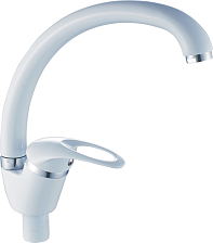 Смеситель для кухни Cron белый (CN4103-8)