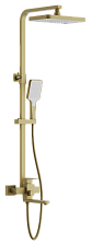 Душевая система BELZ цвет: брашированное золото (PVD-покрытие) (B24817-5)