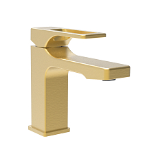 Смеситель Splenka для раковины монолитный, сатин золотой (S55.10.03)