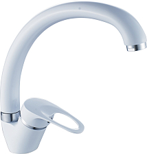 Смеситель для кухни Cron белый (CN4113-8)