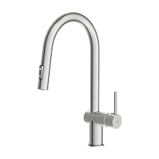 Смеситель для кухни Cersanit BRASKO однорычажный с выдвижным изливом хром (64841)