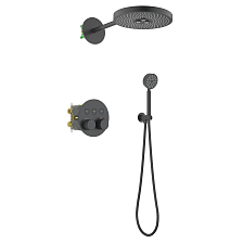 Душевая система встроенная с термостатом Timo Saona черный (SX-2308/03SM)