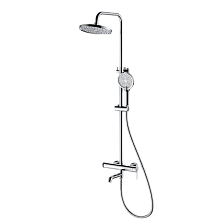 Душевая система со смесителем DQ Köln хром (DA1753701)