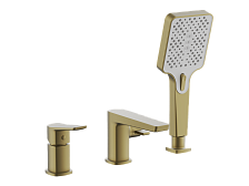 Смеситель для ванны BELZ на борт золотой (B66715-5)