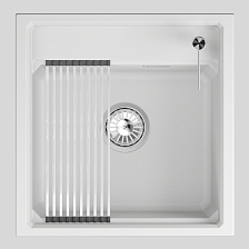 Кухонная мойка GRANULA кварц (5002i, АРКТИК)