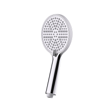 Лейка душевая Raglo 3-х режимная круглая пластик/силикон, хром (R450.50)