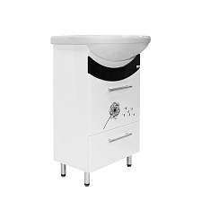 Тумба для ванной MIXLINE "РАДУГА-50" ОДУВАНЧИК под раковину Уют-50 (арт.506464) (Rosa) (краска) (558139)