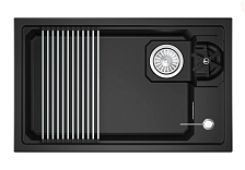 Кухонная мойка GRANULA KITCHEN SPACE RINZER кварц (7309RU, ШВАРЦ)
