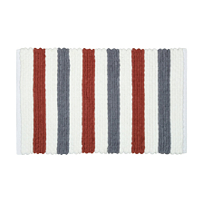 Коврик для ванной 1-ый Fixsen AMBER, mix (синий+красный+белый), 50х80см (FX-8040X)