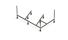 Рама для ванны Cersanit JOANNA 140 (K-RW-JOANNA*140n)