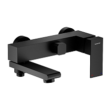 Смеситель Splenka для ванны и душа поворотный излив 18 см, черный (S224.30.06)